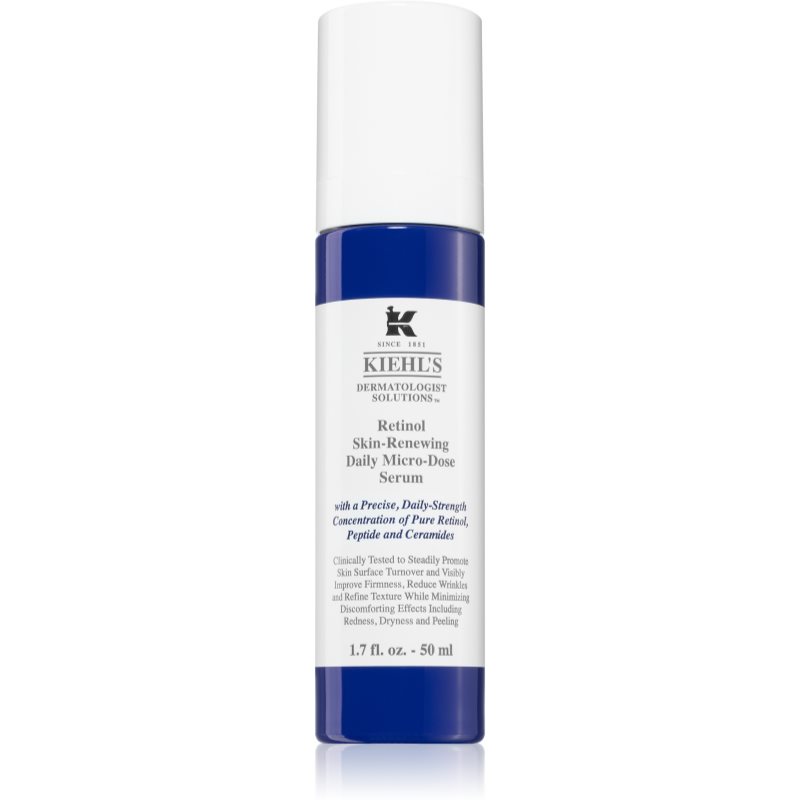 Kiehl\'s Dermatologist Solutions Retinol Skin-Renewing Daily Micro-Dose Serum ser antirid cu retinol pentru toate tipurile de ten, inclusiv piele sensibila pentru femei 50 ml