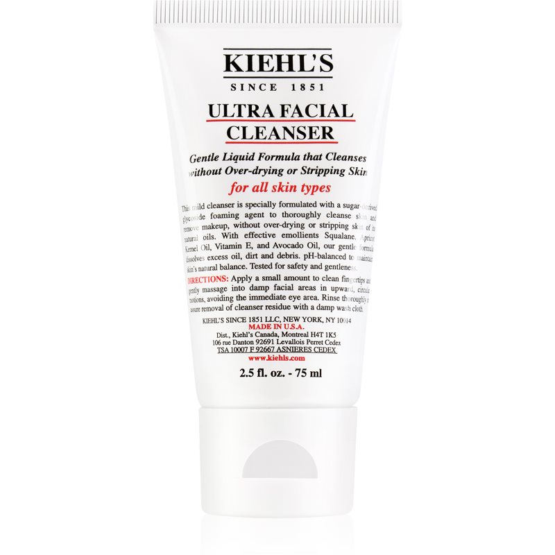 Kiehl\'s Ultra Facial gel de curățare blând pentru toate tipurile de ten 75 ml