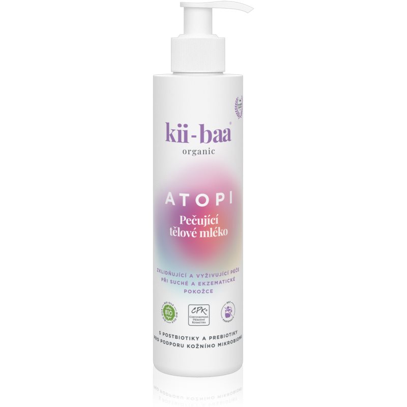 kii-baa® organic ATOPI lotiune pentru ingrijirea corporala pentru piele uscată, cu tendință la eczeme 240 ml