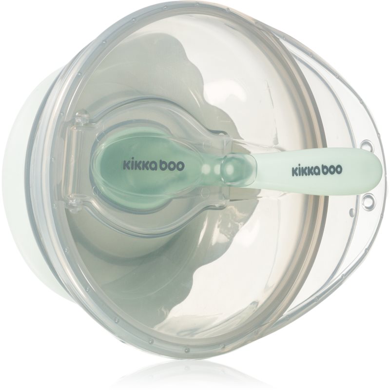 Kikkaboo Suction Bowl with Spoon bol cu linguriță cu capac 4 m+ Mint 1 buc