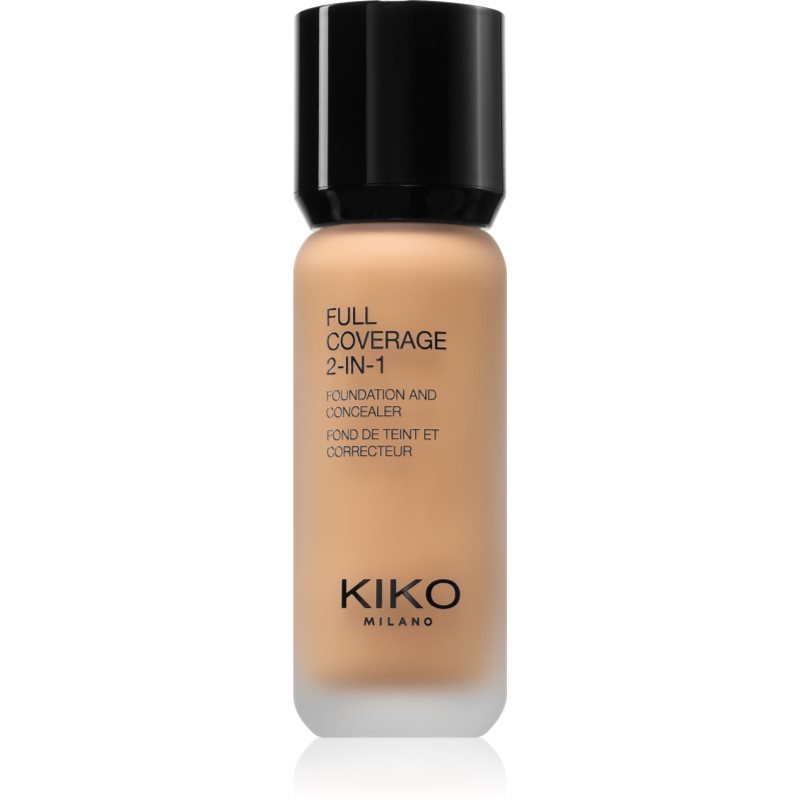 KIKO Milano Full Coverage 2-In-1 make-up si corector 2 in 1 culoare 40 Warm Beige 25 ml