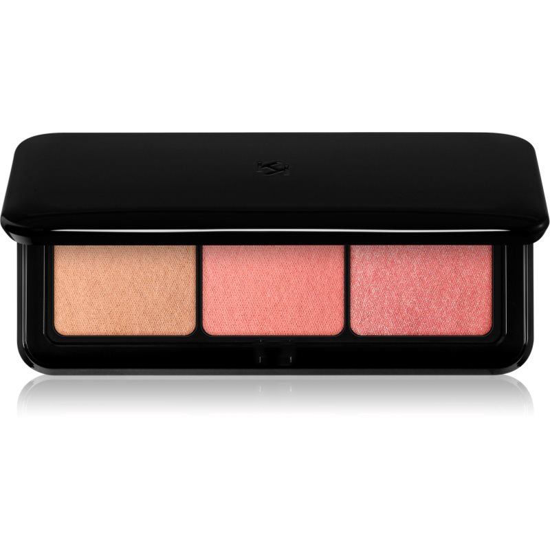 KIKO Milano Multi Finish Trio autobronzant și blusher culoare 01 - Coral 7 g