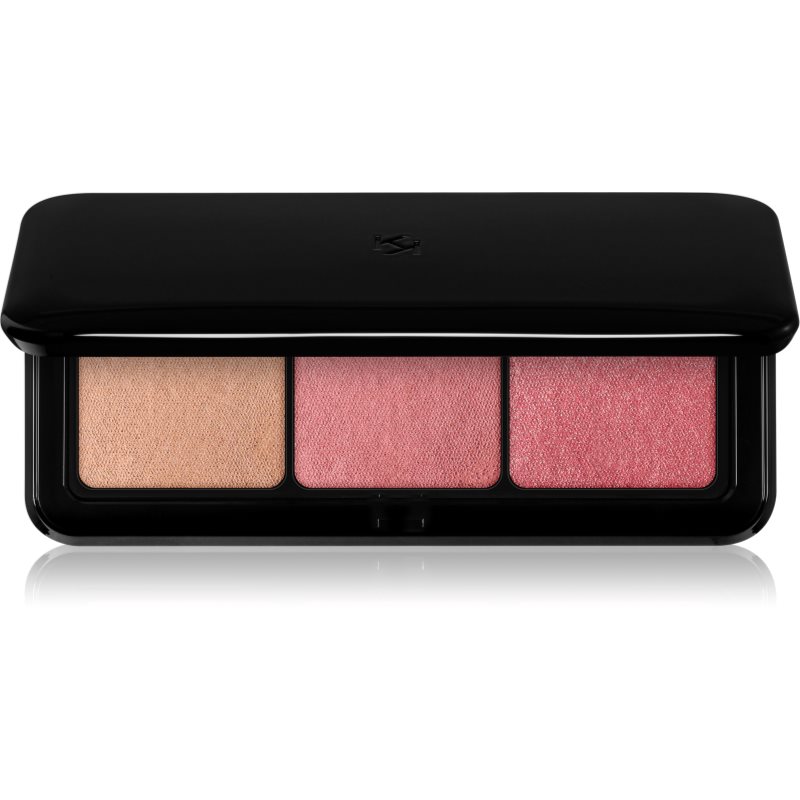 KIKO Milano Multi Finish Trio autobronzant și blusher culoare 02 - Mauve 7 g