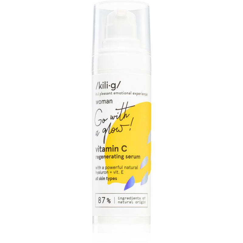 Kilig Vitamin C Regenerating ser regenere piele cu acid hialuronic 30 ml