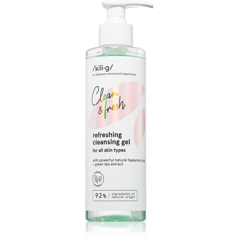 Kilig Clean & Fresh Refreshing gel de curățare faciale 250 ml