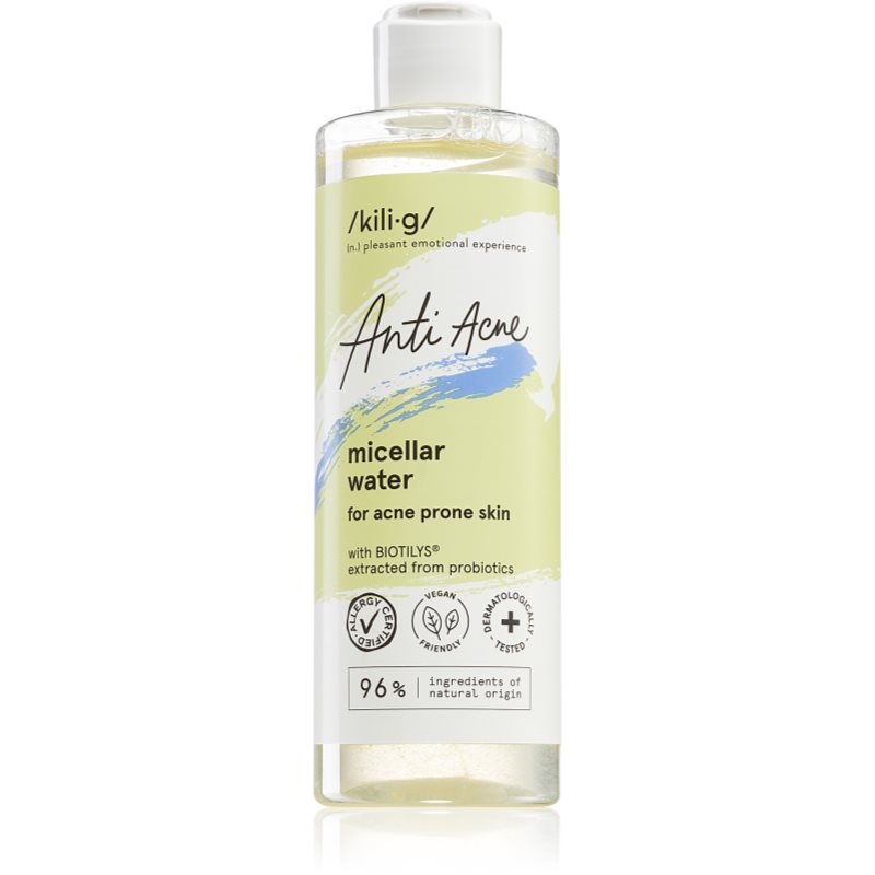Kilig Anti Acne apa pentru curatare cu particule micele pentru ten acneic