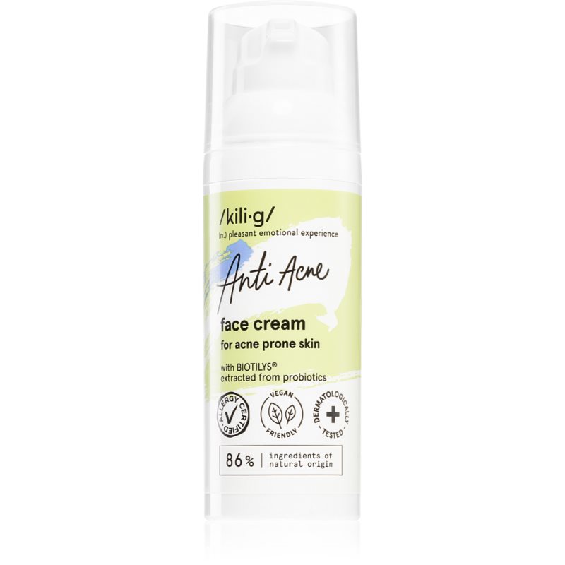 Kilig Anti Acne cremă pentru față impotriva acneei