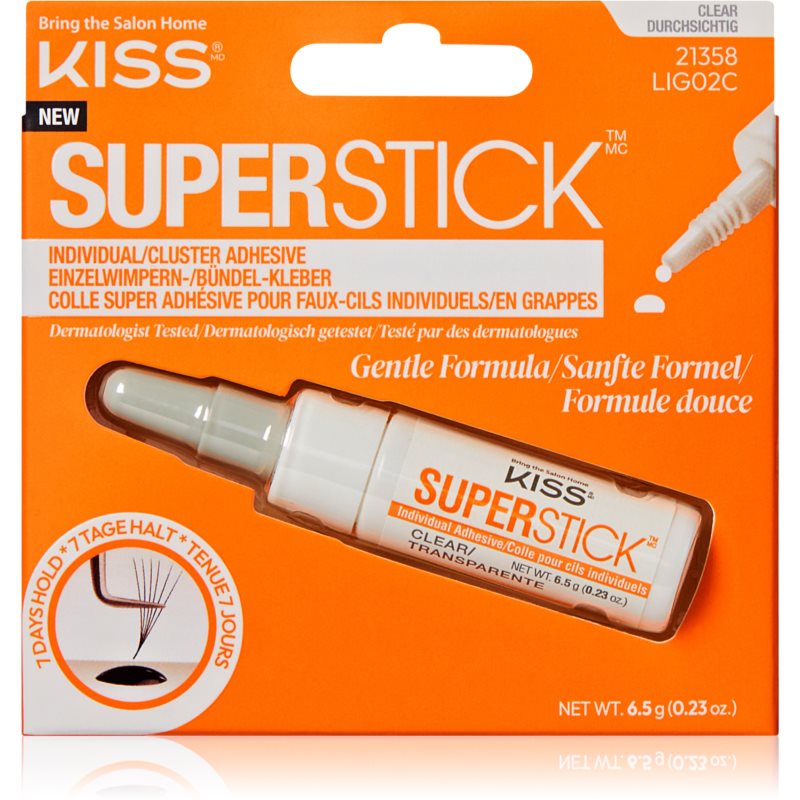 KISS Superstick Glue adeziv pentru gene false Clear 6.5 g