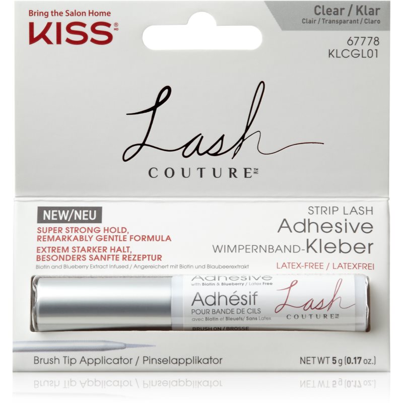 KISS Lash Couture adeziv pentru gene false cu aplicator culoare White 5 g