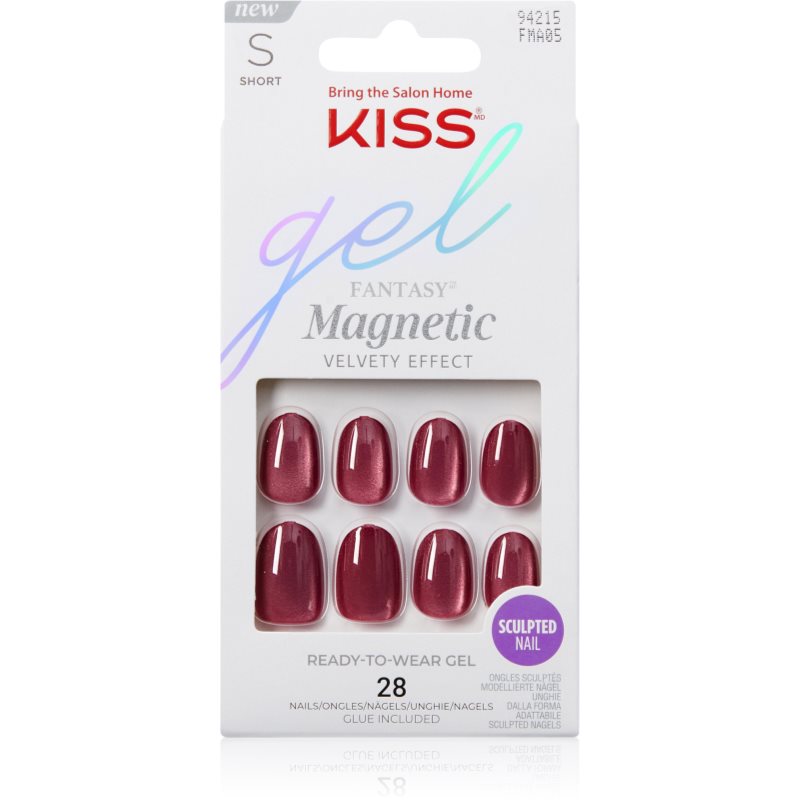 KISS Gel Fantasy Magnetic unghii artificiale 28 buc