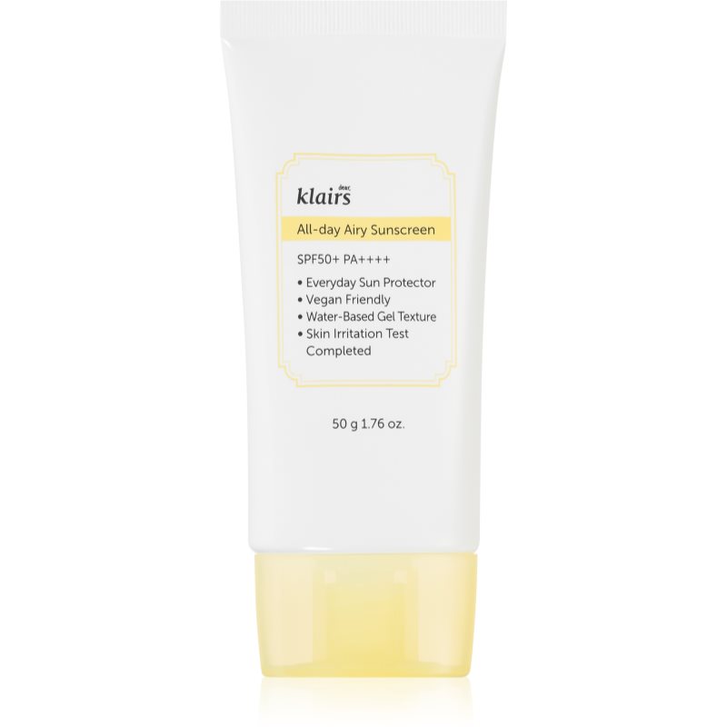 Klairs All-day Airy Sunscreen Gel Crema De Protectie Spf 50+ 50 G