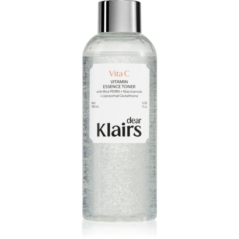 Dear Klairs Freshly Juiced Vitamin Essence Toner apa tonica fina faciala pentru luminozitate si hidratare 180 ml
