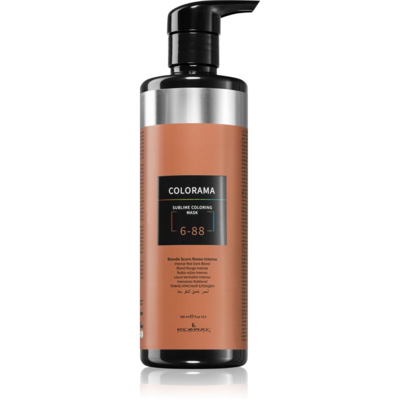 Kléral system Colorama mască colorantă pentru toate tipurile de păr Intensive Red Dark Blond 500 ml