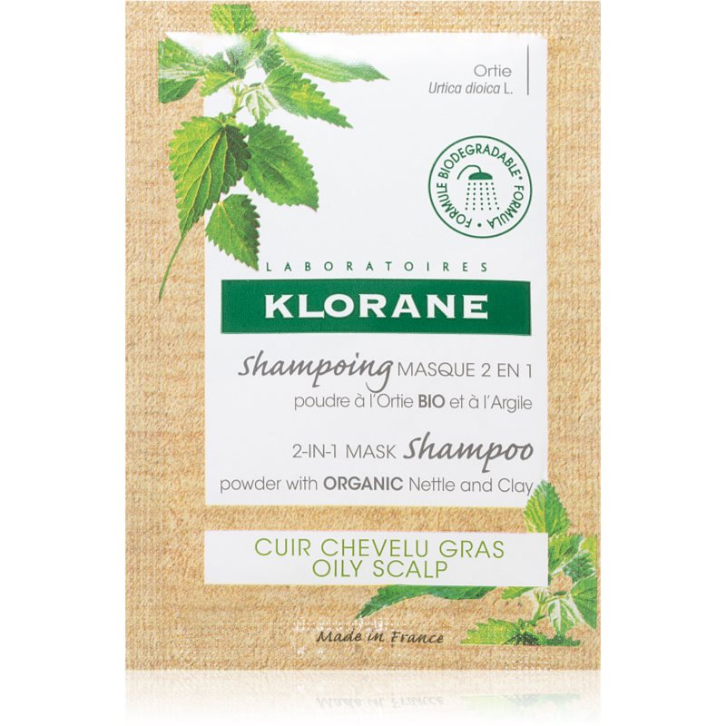 Klorane Nettle șampon în pulbere 8x3 g