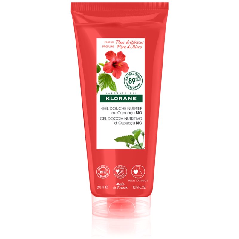 Klorane Cupuaçu Bio Fleur d'Hibiscus gel de dus hranitor 200 ml