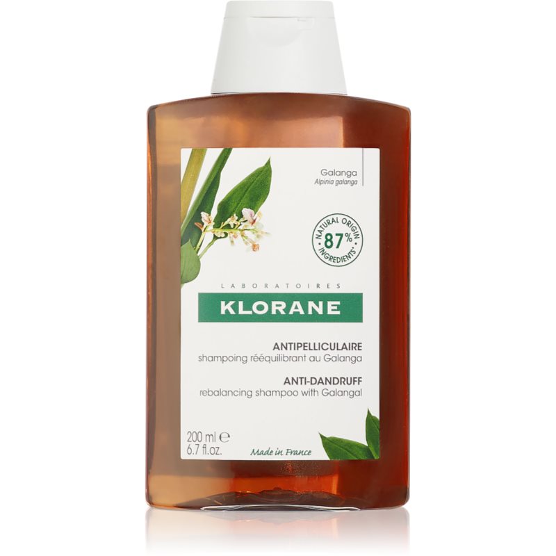 Klorane Galanga șampon hidratant anti-mătreață 200 ml