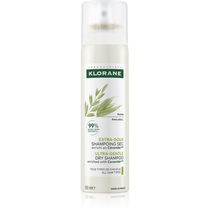 Klorane Avoine șampon uscat delicat cu ceramide