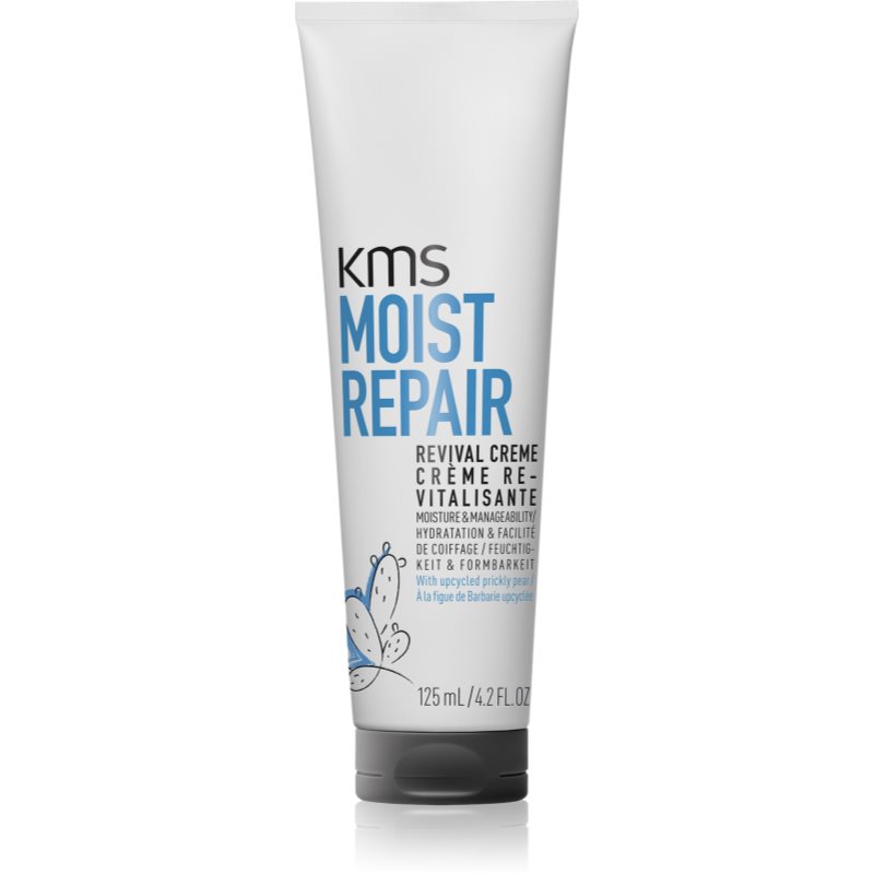 KMS Moist Repair Revival Creme cremă hidratantă împotriva părului fragil 125 ml