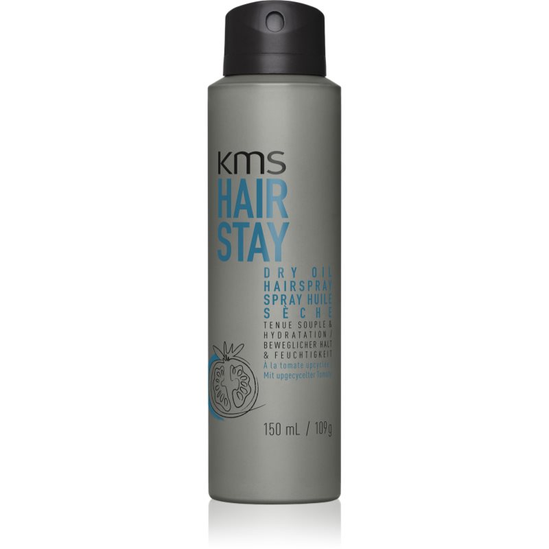 KMS Hair Stay Dry Oil Hairspray spray cu ulei uscat cu fixare ușoară 150 ml