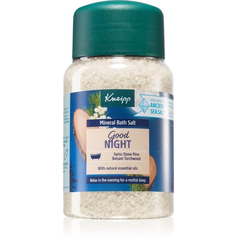 Kneipp Good Night sare de baie Swiss Stone Pine & Balsam Torchwood 500 g