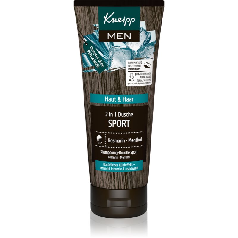 Kneipp Sport gel de dus si sampon 2in1 pentru barbati 200 ml