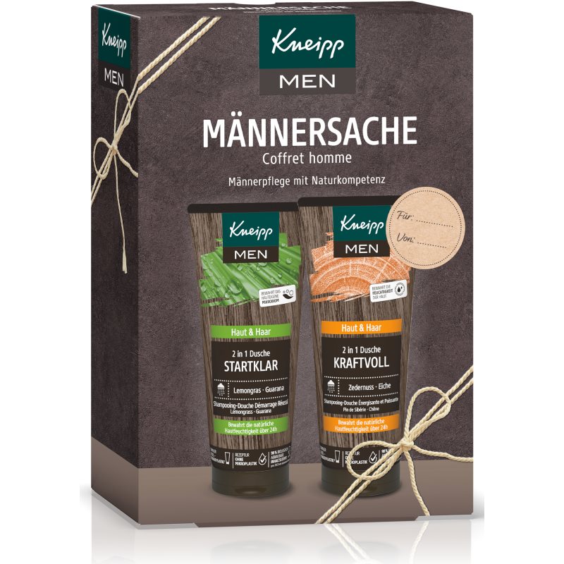 Kneipp Men\'s Business gel de duș set cadou pentru bărbați