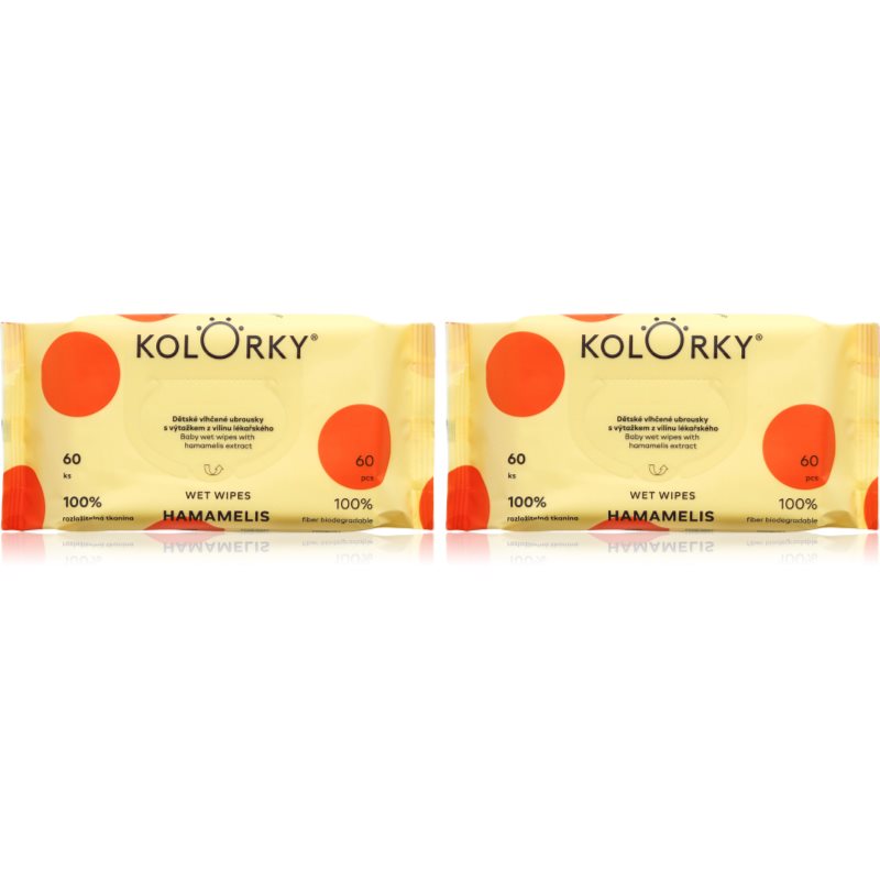 Kolorky Wet Wipes Hamamelis set
