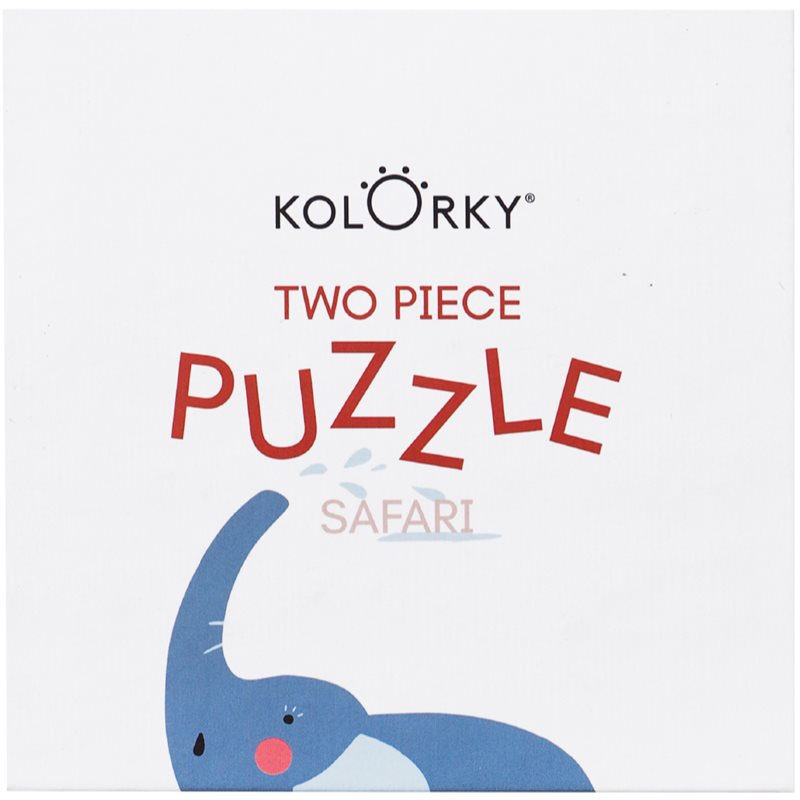 Kolorky Puzzle Two Piece Safari puzzle 10 buc