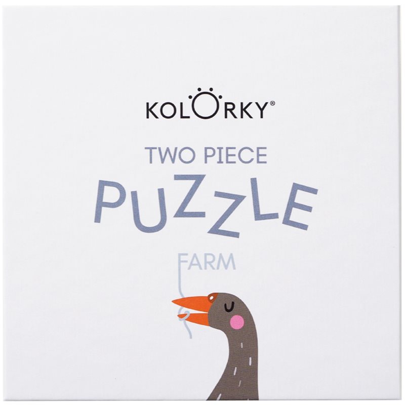 Kolorky Puzzle Two Piece Farm puzzle 10 buc