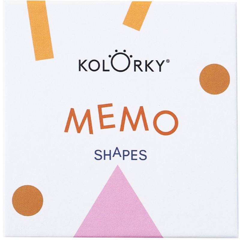 Kolorky Memo Game Shapes Pexoso 20 buc