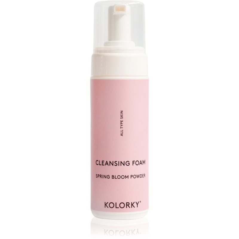 Kolorky Cleansing Foam demachiant spumant delicat Spring Bloom Powder 150 ml