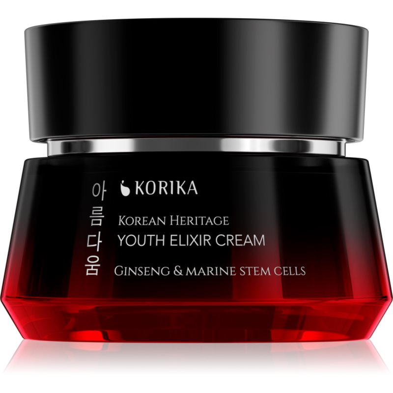 KORIKA Korean Heritage Ginseng & Marine Stem Cells Youth Elixir Cream crema hranitoare cu antioxidanti pentru intinerirea pielii 50 ml