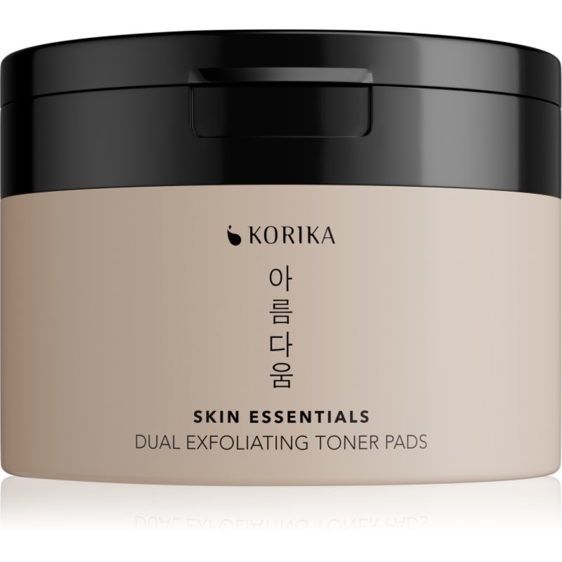 KORIKA Skin Essentials Dual Exfoliating Toner Pads dischete exfoliante duble 20 buc