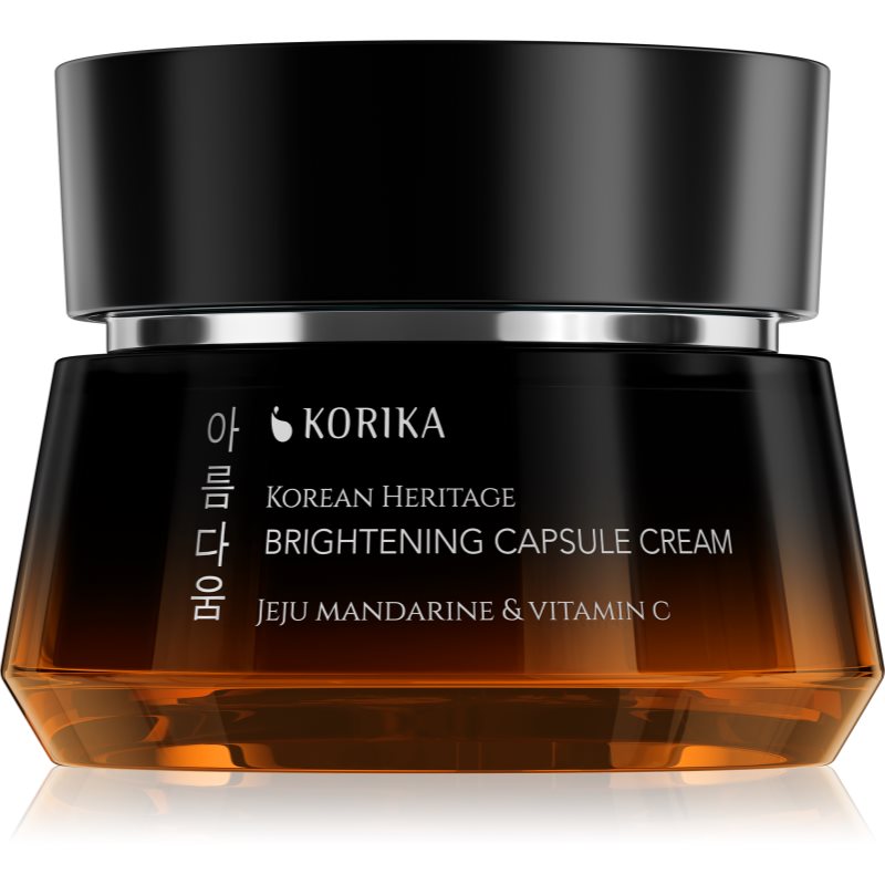 KORIKA Korean Heritage Jeju Mandarine & Vitamin C Brightening Capsule Cream crema iluminatoare cu vitamina C 50 ml