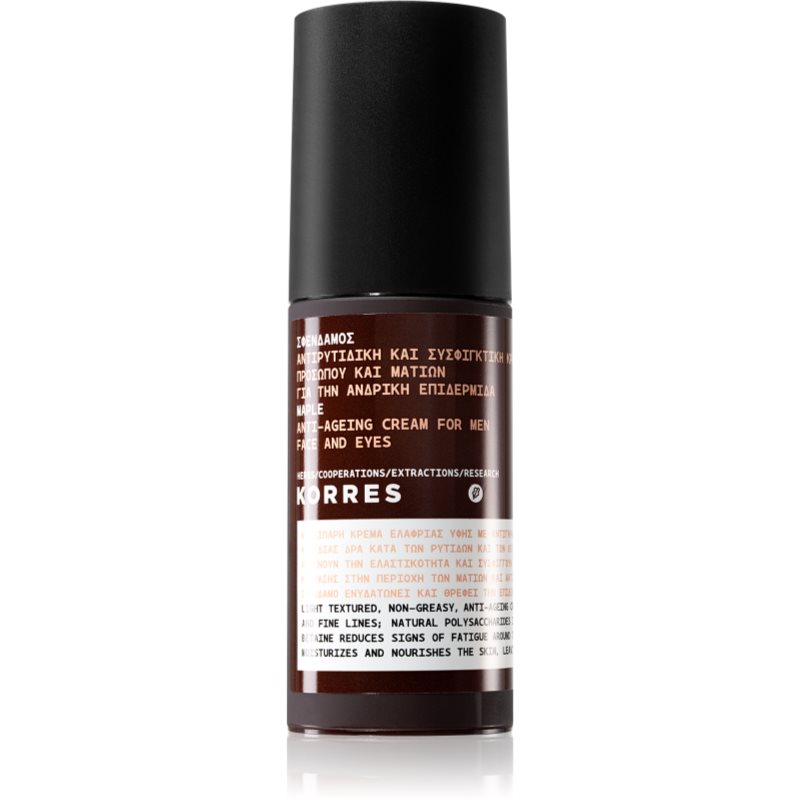 Korres Maple crema antirid pentru barbati 50 ml