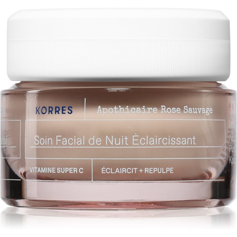 Korres Wild Rose Tratament regenerator pe timpul nopții 40 ml