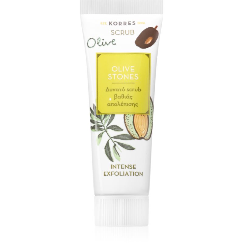 Korres Olive Stones peeling de curățare profundă 18 ml