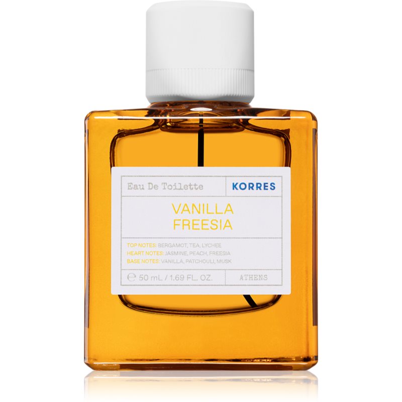 Korres Vanilla, Freesia & Lychee Eau de Toilette pentru femei 50 ml