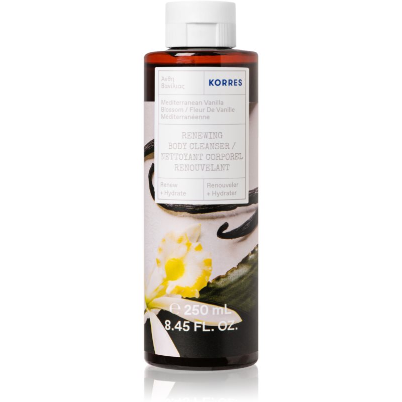 Korres Mediterranean Vanilla Blossom Gel de duș energizant 250 ml