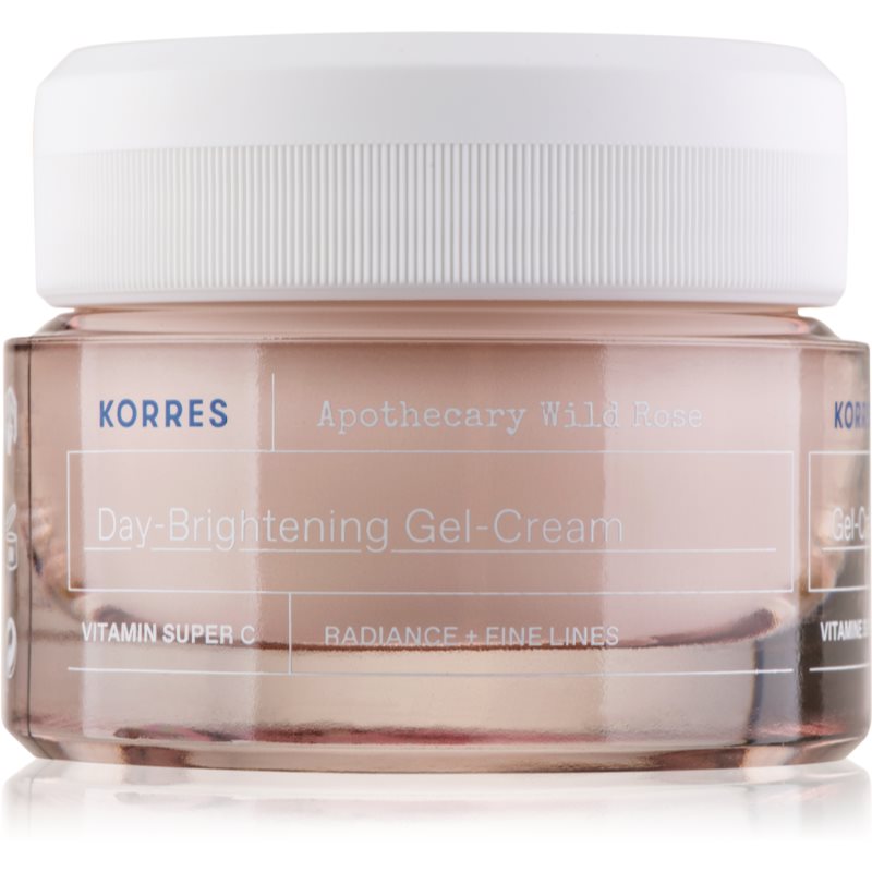 Korres Wild Rose gel crema hidratant pentru o piele mai luminoasa 40 ml