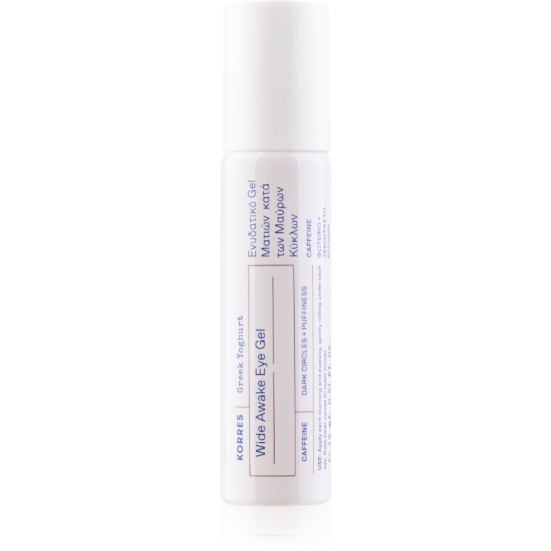 Korres Greek Yoghurt ser pentru ochi, cu efect de iluminare roll-on 15 ml