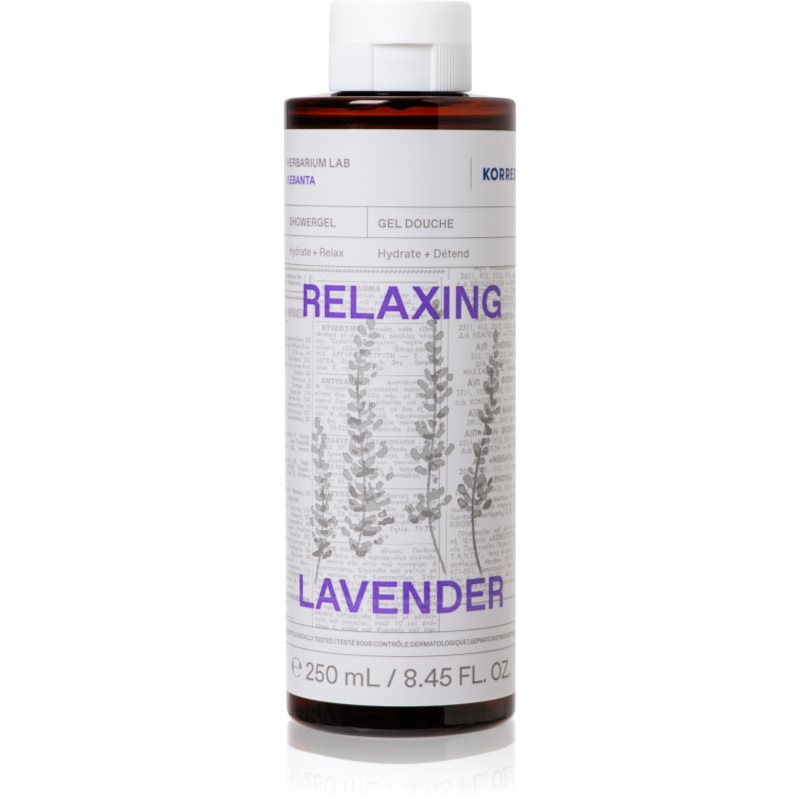 Korres Relaxing Lavender gel de dus relaxant 250 ml