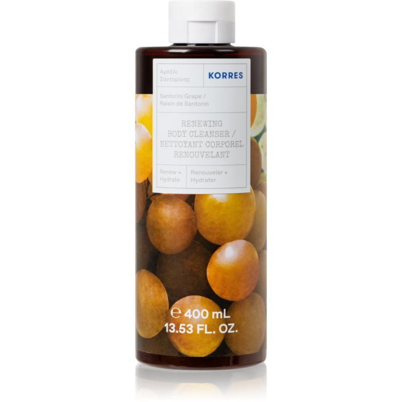 Korres Santorini Grape gel de dus revitalizant 400 ml