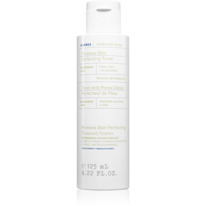 Korres Santorini Grape tonic reglator al sebumului ce minimizeaza porii 125 ml