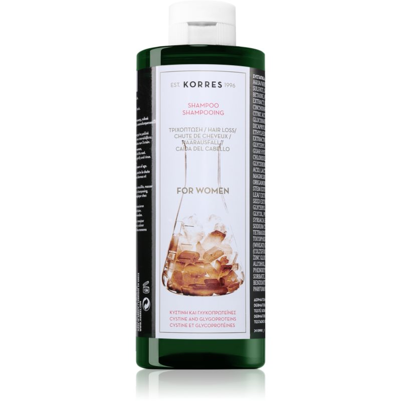 Korres Cystine &amp; Glycoprotein Sampon impotriva caderii parului 400 ml