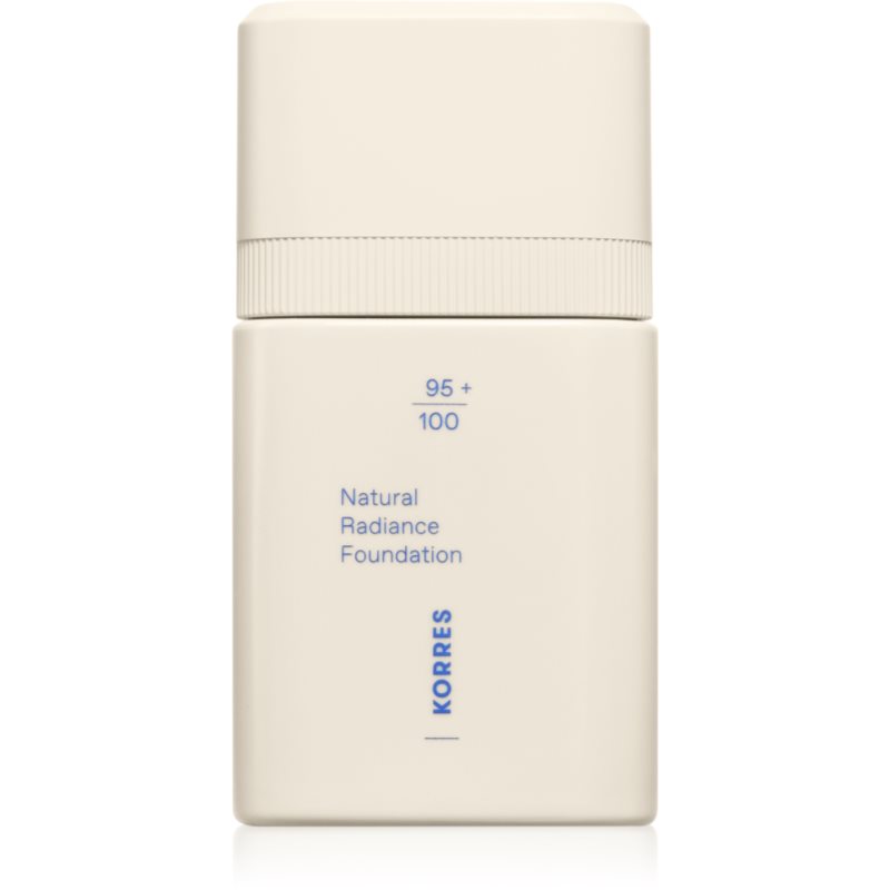 Korres Natural Sheer Foundation make-up cu textura usoara pentru un look natural culoare 02 Medium 30 ml