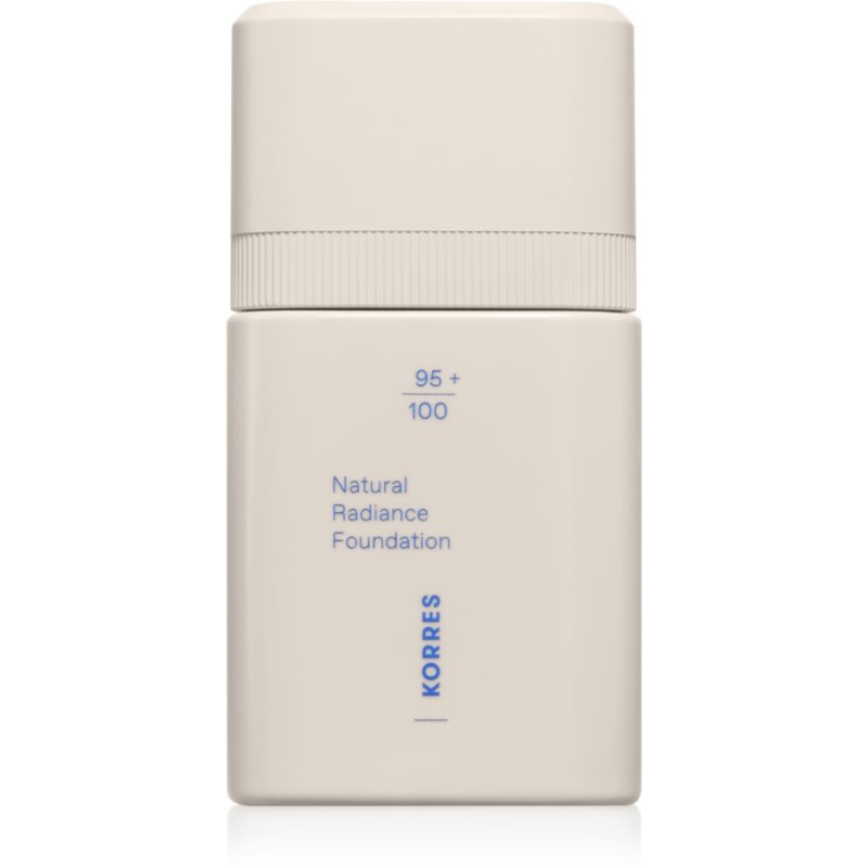 Korres Natural Radiance Foundation machiaj natural culoare 03 Tan 30 ml