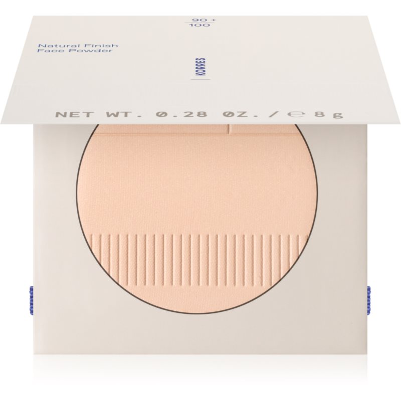 Korres Natural Finish pudră unificatoare compactă culoare 01 Light 8 g