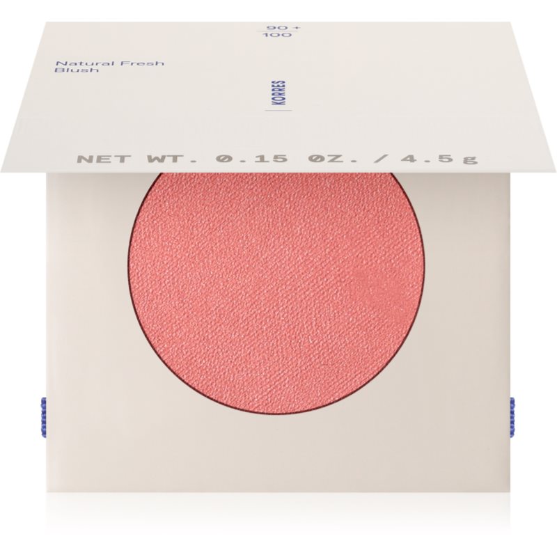 Korres Natural Fresh Blush fard de obraz compact culoare Warm Peach 4.5 g