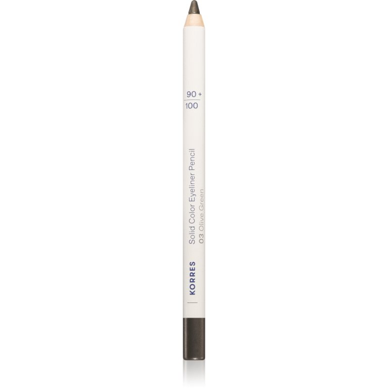 Korres Solid Color Eyeliner Pencil dermatograf cremos culoare Olive Green 1.2 g